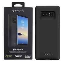 Samsung Galaxy Note 8 case and battery in one 2950 mAh Mophie Juice Pack - matte black