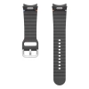 Silicone Strap for Samsung Galaxy Watch 4/ 4 Classic/ 5/ 5 Pro/ 6/ 6 Classic/ 7 Sport Band One Click 20 mm M/L - Grey (Dark Grey)