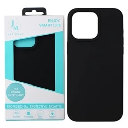 Case for Apple iPhone 15 Pro Max Just Must MagSafe Regular Defense Silicone - black