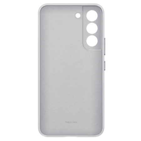 Samsung Galaxy S22 Leather Cover phone case - grey