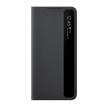 Etui Samsung Galaxy S21 Plus Smart Clear View Cover - czarne 