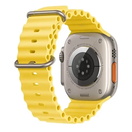 Pasek Apple Watch 42/ 44/ 45/ 49 Ultra/ Ultra 2 Ocean Band - żółty (Yellow)