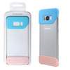 Samsung Galaxy S8 Plus 2Piece Cover phone case - blue and peach