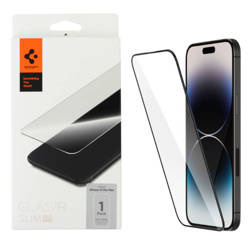 Apple iPhone 14 Pro Max full display tempered glass Spigen Glas.TR Slim HD AGL05209 - black