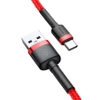 USB-A to USB-C Baseus Cafule 3A cable - red 0.5 m 