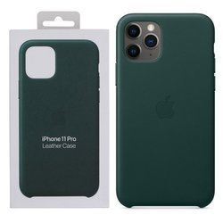 Apple iPhone 11 Pro Leather Case MWYC2ZM/A - Green (Forest Green)