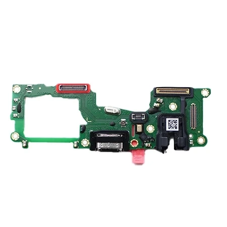 Board with USB-C charging connector, microphone and headphone connector for Oppo A74