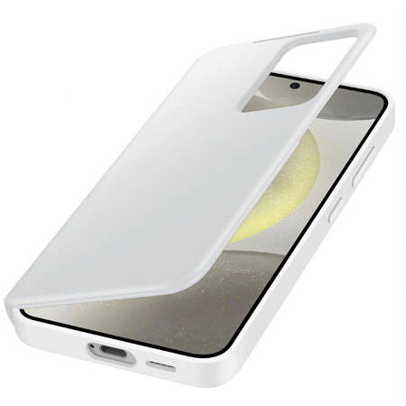 Samsung Galaxy S24 Smart View Wallet Phone Case - White (White)