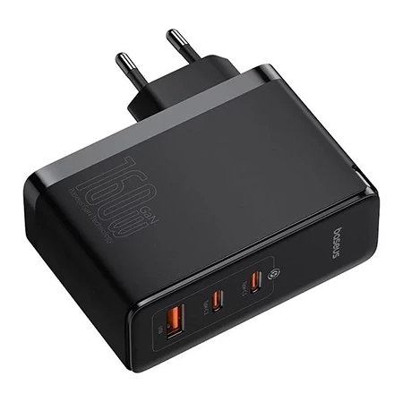 USB-A + 2x USB-C Baseus 3-port Fast Charging GaN5 Pro power charger - 160W