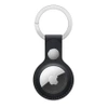 Apple AirTag Leather Key Ring - Black (Midnight)