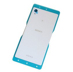 Sony Xperia M4 Aqua battery flap with adhesive and NFC antenna - white