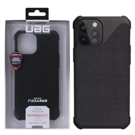 Case for Apple iPhone 12 Pro Max UAG Metropolis LT - black