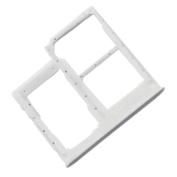 SIM card and micro-SD memory card drawer for Samsung Galaxy A41 - white (Prism Crush White)