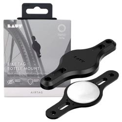 AirTag LAUT Bike Tag Bottle Mount - black