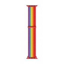 Pasek Apple Watch 38/ 40/ 41/ SE/ SE 2 Sport Loop - tęczowy (Pride Edition)