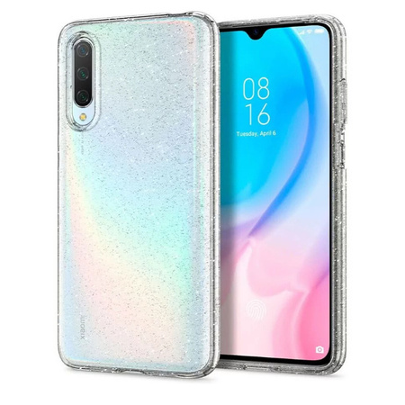 Xiaomi Mi A3 silicone case Spigen Liquid Crystal Glitter S51CS26399 - transparent with glitter