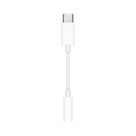 Apple headphone adapter from USB-C to 3.5 mm MU7E2ZM/A - white