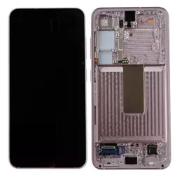 LCD display with frame for Samsung Galaxy S23 - lavender