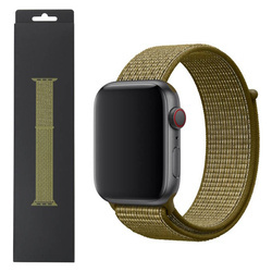 Pasek Apple Watch 38/ 40/ 41/ SE/ SE 2 Nike Sport Loop - oliwkowy (Olive Flak)