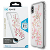 Apple iPhone X/ XS Speck Presidio Clear+Print case - transparent with floral design (Pink Roses)