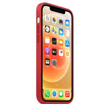 Apple iPhone 12/ 12 Pro silicone case MHL63ZE/A - Red (Red)