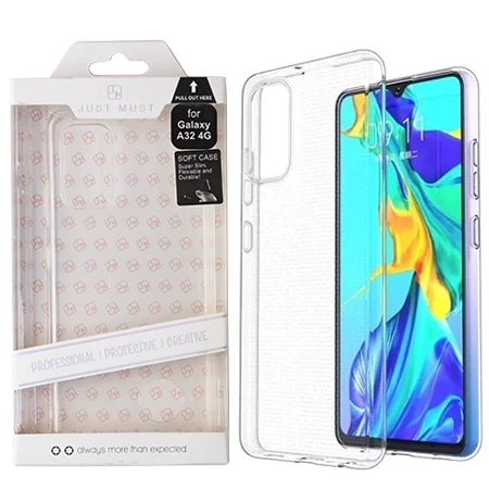 Samsung Galaxy A32 4G Just Must Nake phone case - transparent