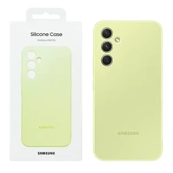Silikonowe etui na telefon Samsung Galaxy A54 5G Silicone Case - limonkowe (Lime)