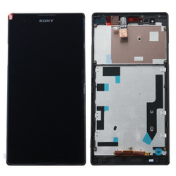 Sony Xperia T2 Ultra LCD display with bezel - black