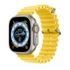 Pasek Apple Watch 42/ 44/ 45/ 49 Ultra/ Ultra 2 Ocean Band - żółty (Yellow)