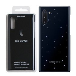 Etui na telefon Samsung Galaxy Note 10 LED Cover - czarne