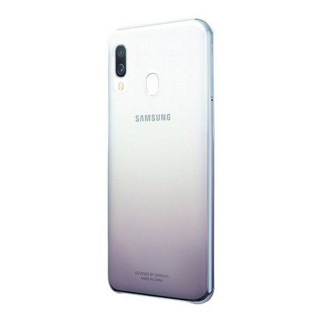 Etui na telefon Samsung Galaxy A40 Gradation Cover - półprzezroczysty czarny