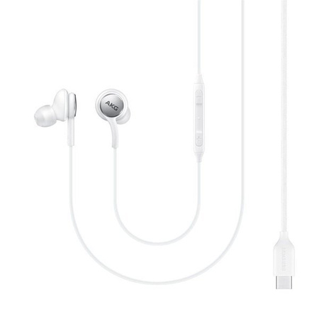 Samsung AKG headphones with remote control and microphone TYP-C EO-IC100 - white