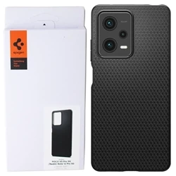 Spigen Liquid Air silicone case for Xiaomi POCO X5 Pro 5G/ Redmi Note 12 Pro 5G - black (Matte Black)