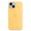 Apple iPhone 14 Silicone Case MagSafe - Yellow (Sunglow)