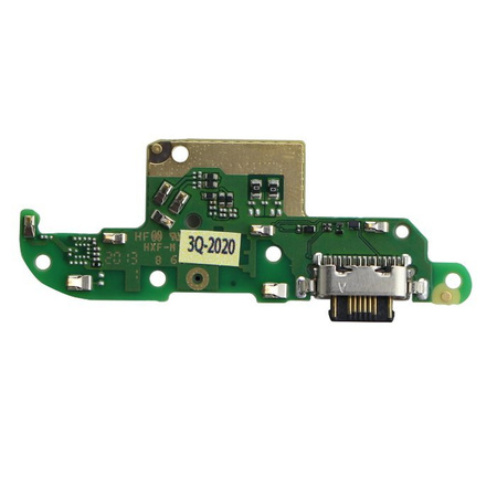 Motorola Moto G8 Power board with USB-C charging connector and microphone