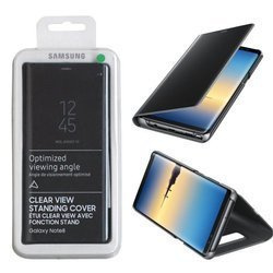 Etui na telefon Samsung Galaxy Note 8 Clear View Standing Cover - czarne