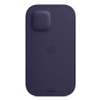 Apple iPhone 12/ 12 Pro Leather Sleeve MagSafe Case - Dark Purple (Deep Violet)