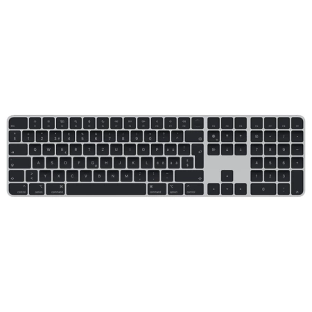 Klawiatura Apple Magic Keyboard with Touch ID and Numeric Keypad (układ szwajcarski) - czarna