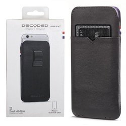 Apple iPhone 6/ 6s/ 7/ 8 etui skórzane Decoded - czarne