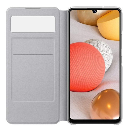 Etui na telefon Samsung Galaxy A42 5G Smart S View Wallet Cover - białe