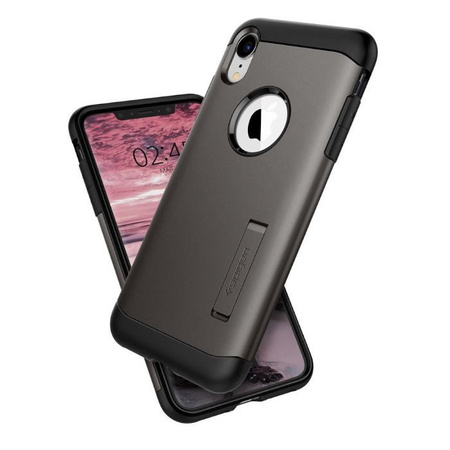 Etui na Apple iPhone XR Spigen Slim Armor - grafitowe (Gunmetal)