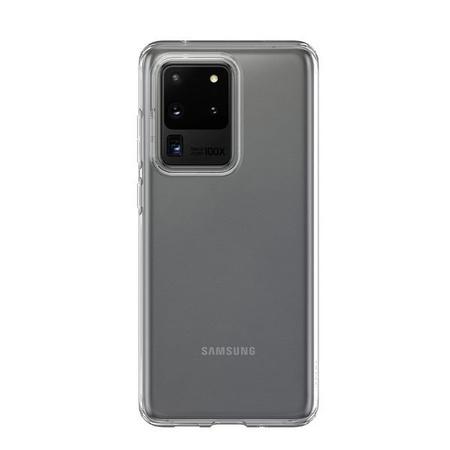 Etui silikonowe na telefon Samsung Galaxy S20 Ultra Spigen Liquid Crystal - transparentne