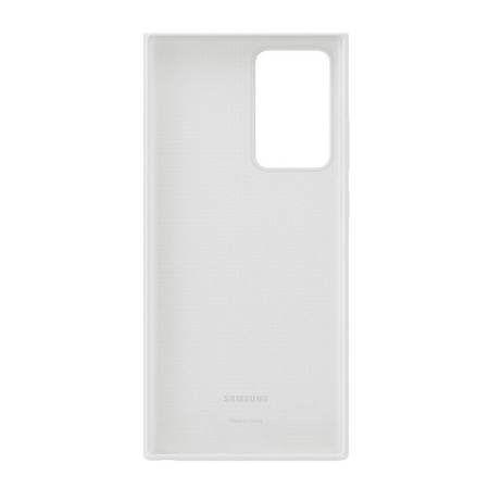 Samsung Galaxy Note 20 Ultra etui Silicone Cover EF-PN985TWEGWW -  biały