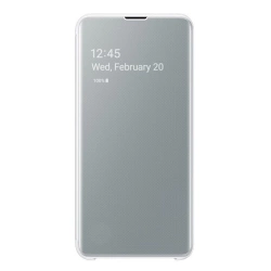 Samsung Galaxy S10e Clear View Cover phone case - white [OUTLET]