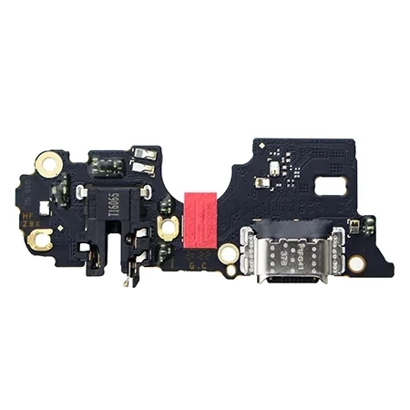 Board with USB-C charging connector, microphone and headphone connector for Oppo A16s