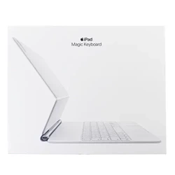 Apple iPad Pro 12.9" gen keyboard case. 3/ 4/ 5/ 6/ Air 13" M2 Magic Keyboard (Russian layout) - white