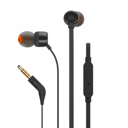 Słuchawki z pilotem JBL TUNE110 - czarne
