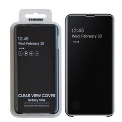 Etui na telefon Samsung Galaxy S10e Clear View Cover - czarne