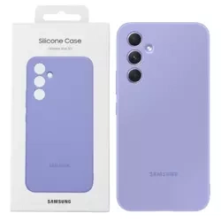 Silikonowe etui Samsung Silicone Case do Galaxy A54 5G - fioletowe (Blueberry)