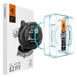 Szkło hartowane na Garmin Instinct 2X Solar Spigen Glas.TR EZ FIT - 2 sztuki